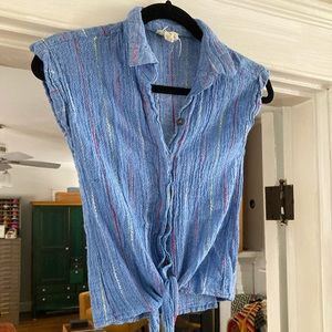 Button down shirt sleeve